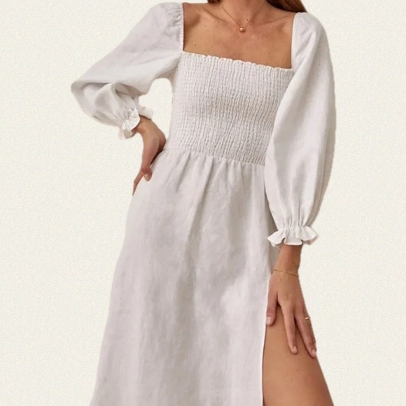 |NWOT| Reformation Gitane Linen Dress - Picture 3 of 12